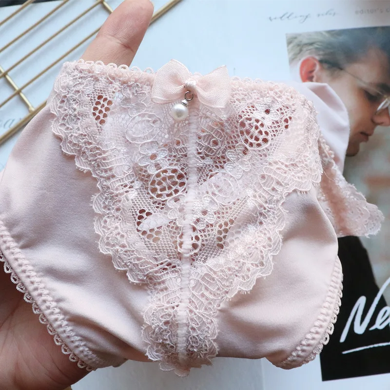 Women\'s Underwear Panty Sexy Lace Panties Low Waist Seamless Comfort Briefs Woman Fashion Underpants Female Lingerie
