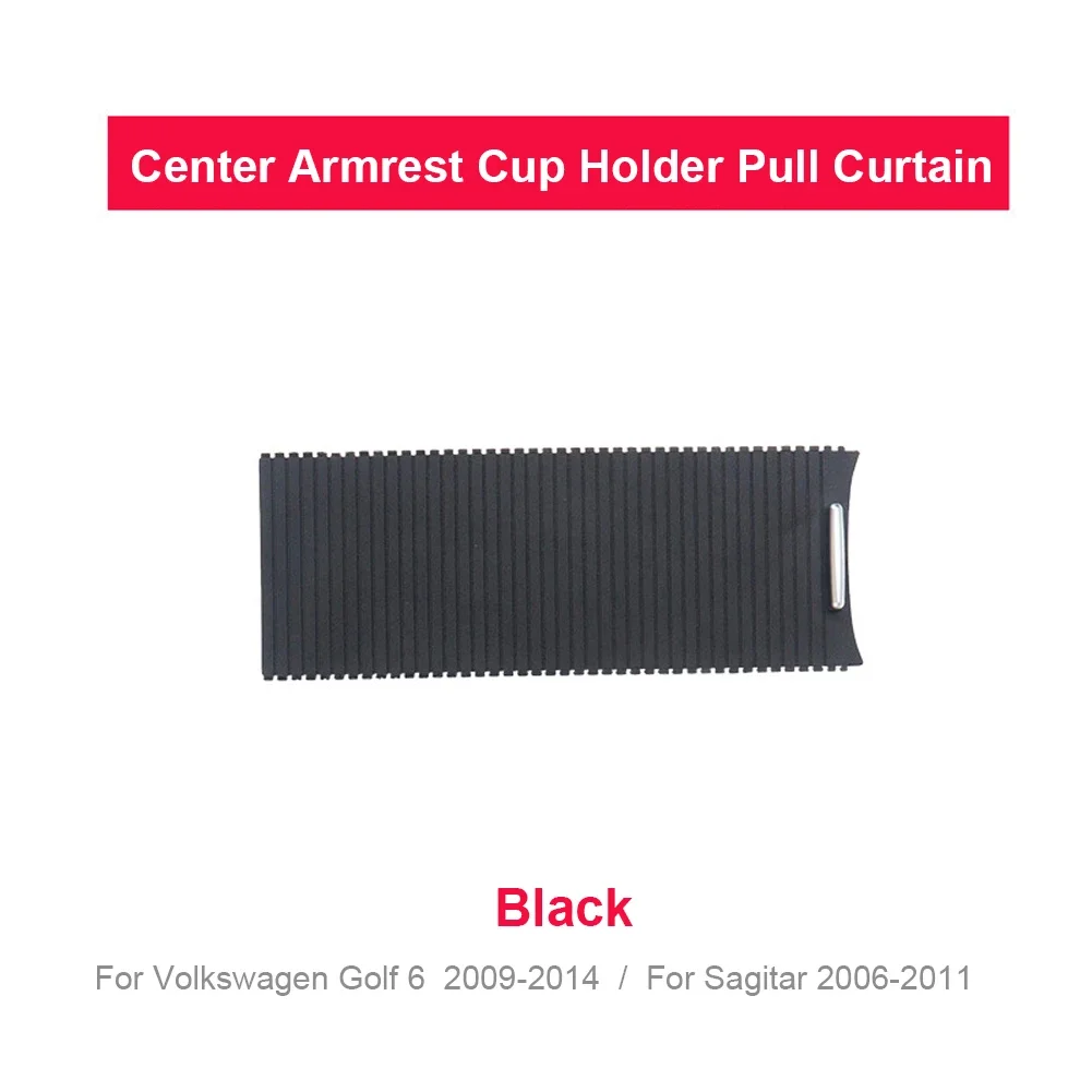 Центральная консоль, скользящая крышка для роликовой шторки 5KD8325319 5T центральный подлокотник-ящик, крышка 5KD83253182V для VW Golf 6 2009-2014