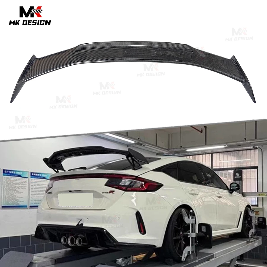 

Carbon Fiber MD Style Rear Spoiler GT Wing for Honda Civic 11th Gen FL5 2022-IN Rear Wing Boot Spoiler Car Accessories