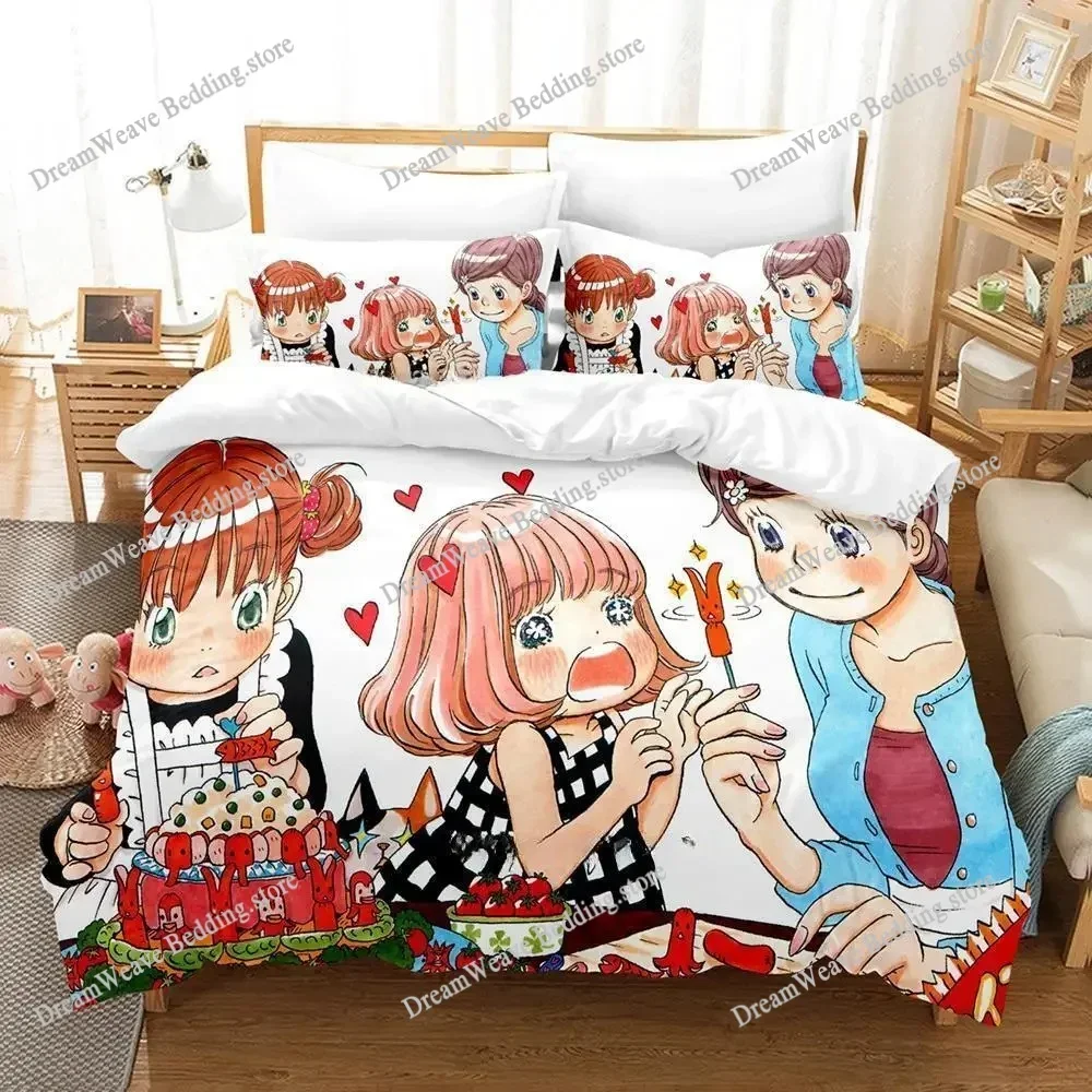 Home Textile Cartoons March Comes in Like A Lion Cover Duvet Cover Pillow Case Boy Polyester Bedding Set King Queen Twin Size963 6