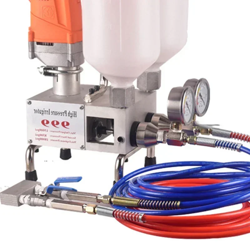 

220V/1100W Two-Component Polyurethane Grouting Machine - Intelligent Remote Control Waterproof Wall Repair Tool
