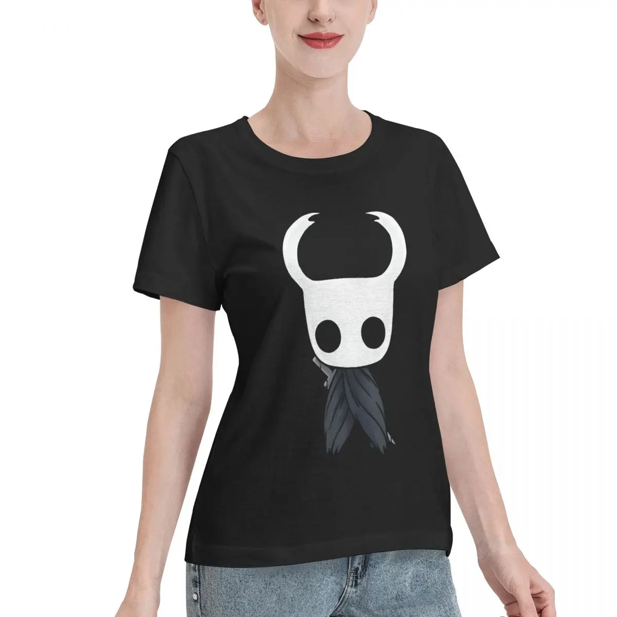 Trending Now Hollow Knight Women's T-shirt Basic Women Short Sleeve Top