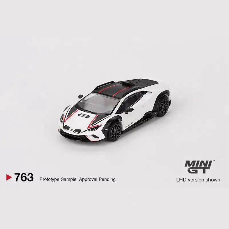 

MINI GTLamborghiniHuracánSterratoDiecast Model – White Black Red LHD,High-QualityCollectibleforCar LoversIdeal Gift&Display Item