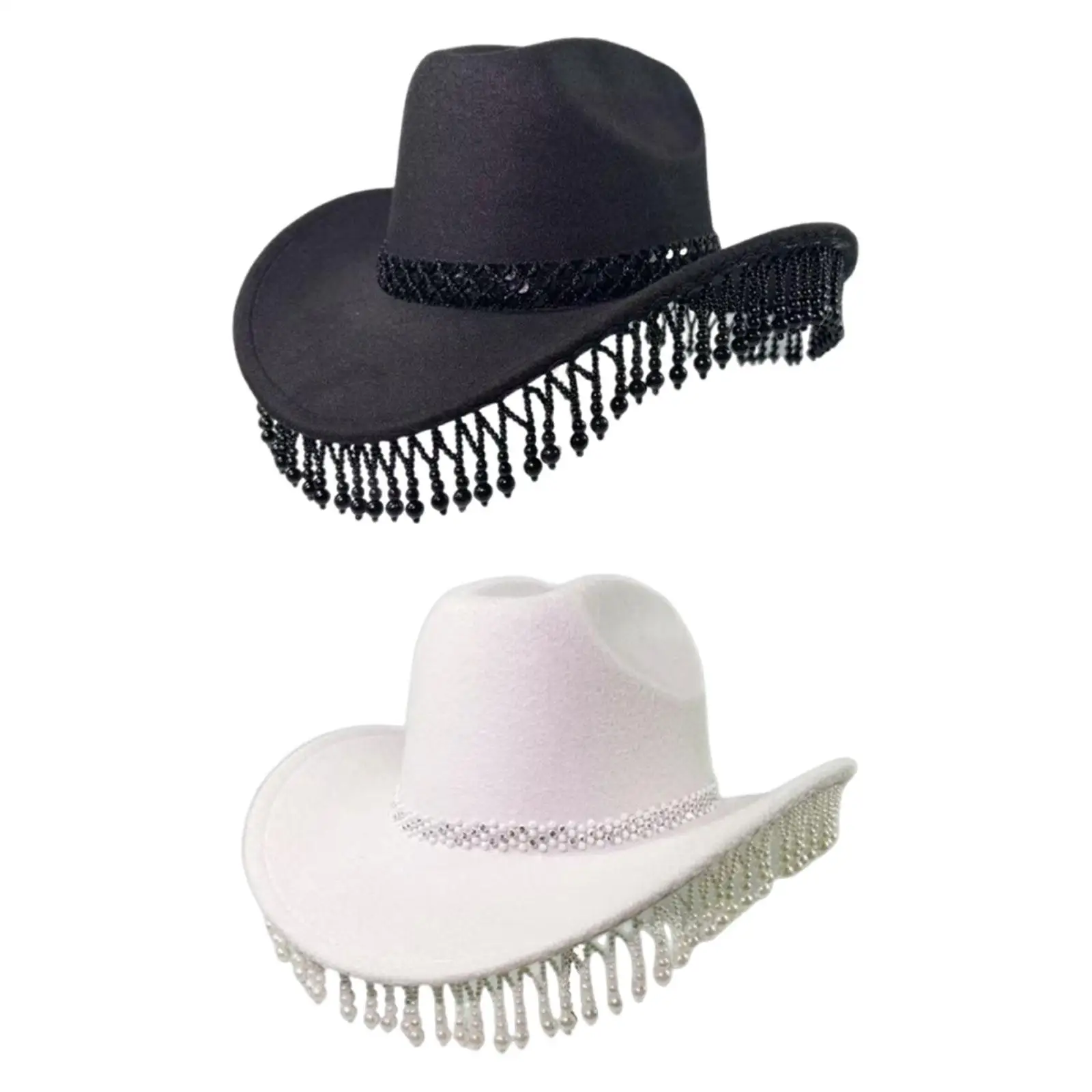 قبعة رعاة البقر الغربية للبالغين قبعة راعية البقر لأداء حفلات الخطوبة