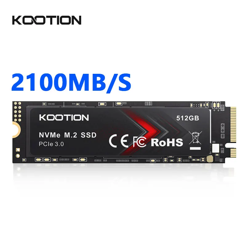 KOOTION X15Lite SSD NVMe M2 1TB 512GB 256GB Nvme M2 SSD M.2 2280 PCIe 3.0x4 Internal Solid State Drives Disk for Laptop Desktop