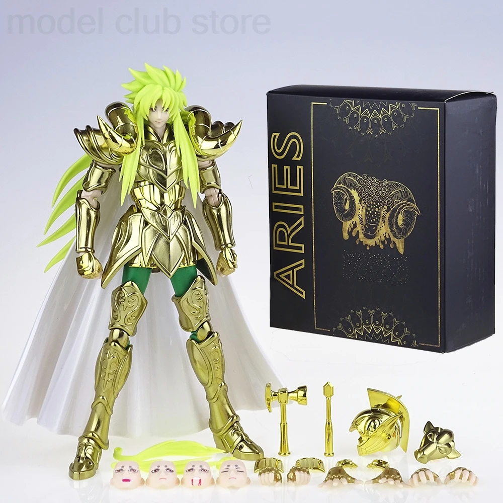 IN STOCK ShineTime/ST Model Saint Seiya Myth Cloth EX Aries Shion The Lost Canvas Knights of the Zodiac Anime Action Figure Toys