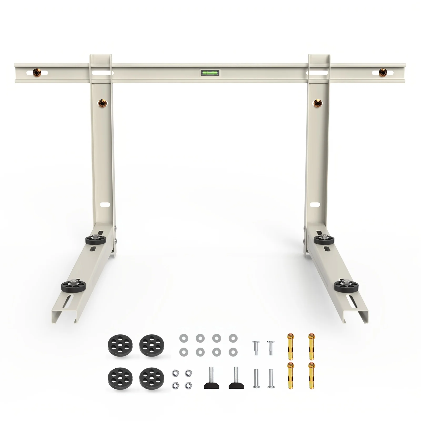 

Outdoor Wall Bracket - Mini Split AC Mounting Brackets - Ductless Air Conditioner Wall Mount - Support Brackets for Window AC Unit, Heat Pump, Mini Splt, HVAC And More (9000-36000 BTU)