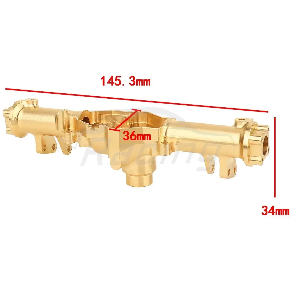 1pc For YiKong YK4102 YK4103 YK4082 YK4083 All Brass Front Rear Axle Housing 1/8 1/10 RC Crawler Car Upgrades Parts