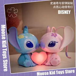 Disney 3D-JP Lilo & Stitch 3D Puzzle Zabawki Anime Stitch Figurki Anioł 3d Puzzle Lampka nocna Dziewczyny Kawaii Stitch Lampka nocna Prezent