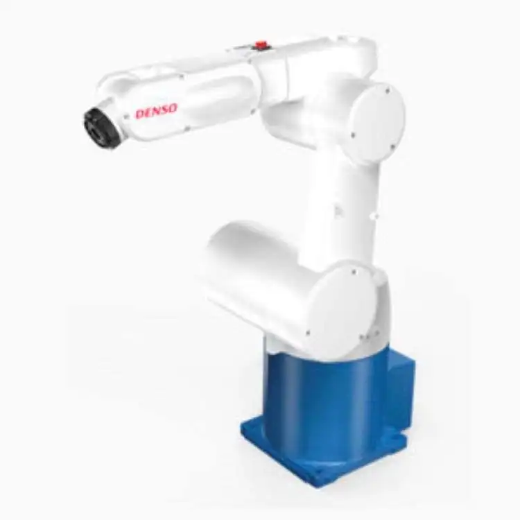5-Axis Industrial Robotic Arm with Linear Guide Rail for Precision Material Handling and Positioning