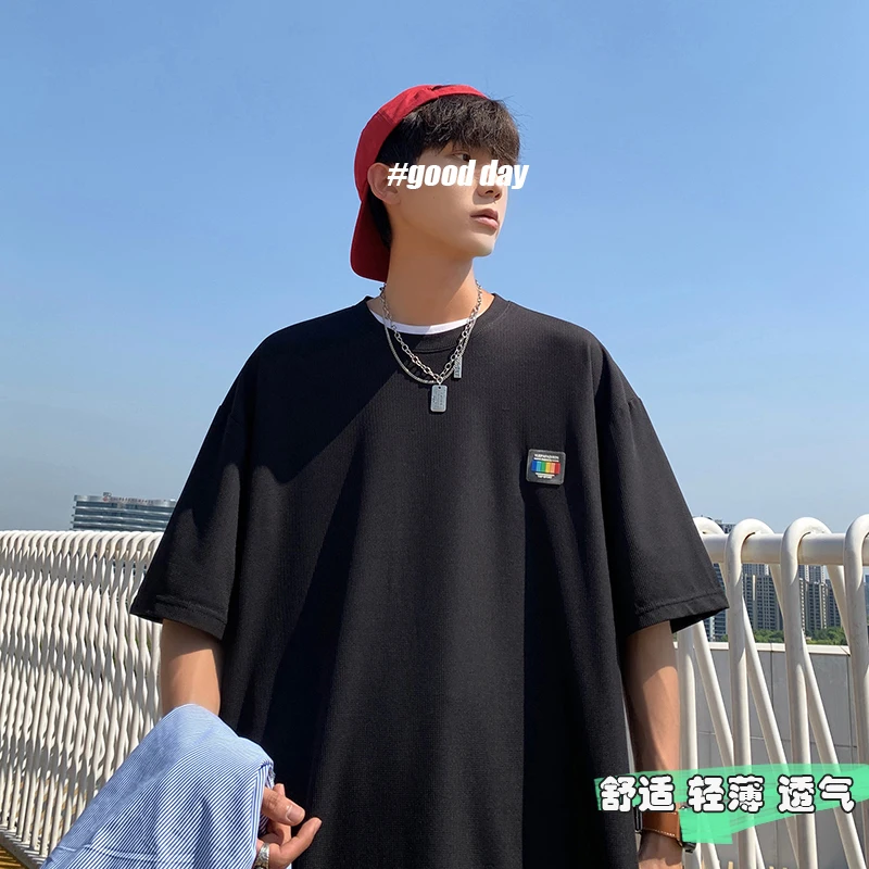 LAPPSTER-Youth Y2k Cool Graphic T Shirts Ice Silk 2023 Summer Oversized Japanese Streetwear Smooth T Shirts Korean Fashions Tees