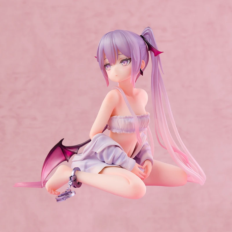 14 cm Rosa Eve Kniend Cartoon Anime Mädchen Charakter Modell Statue Junge Serie Desktop Dekoration Spielzeug Geschenk