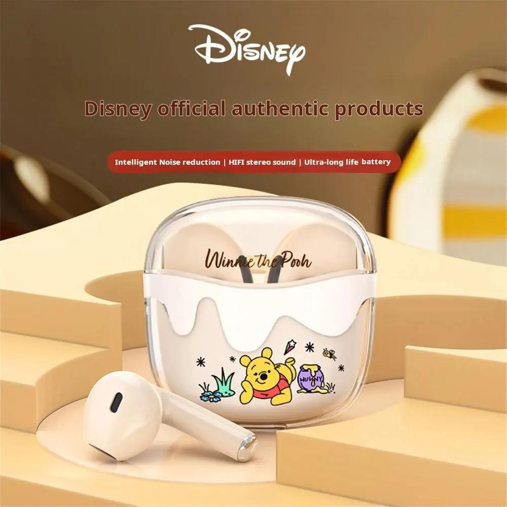 Słuchawki TWS Disney Mickey Minnie Bluetooth 5.3 bezprzewodowe słuchawki redukujące hałas słuchawki gamingowe długi czas czuwania