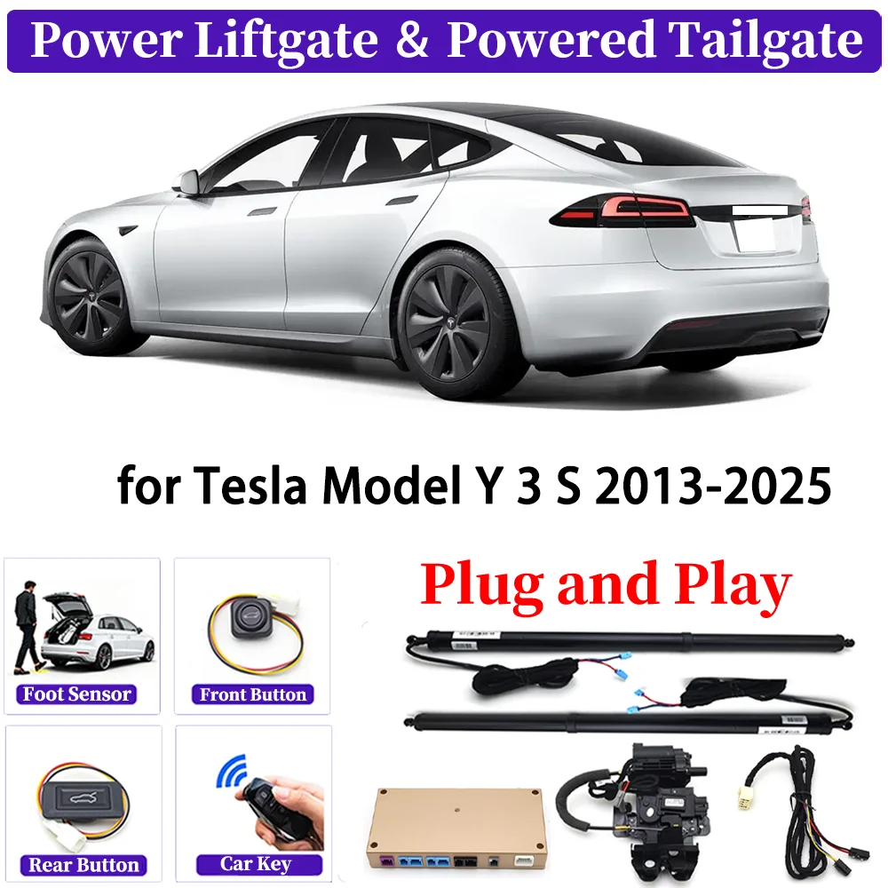 

for Tesla Model Y 3 S 2013-2025 OEM Upgrade Car Automatic Power Liftgate Kit Smart Auto Electric Tailgate System Plug and play