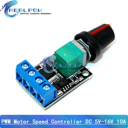 5V 12V 10A Voltage Regulator PWM DC Motor Speed Controller Governor Stepless Speed Regulator LED Dimmer Power Controller