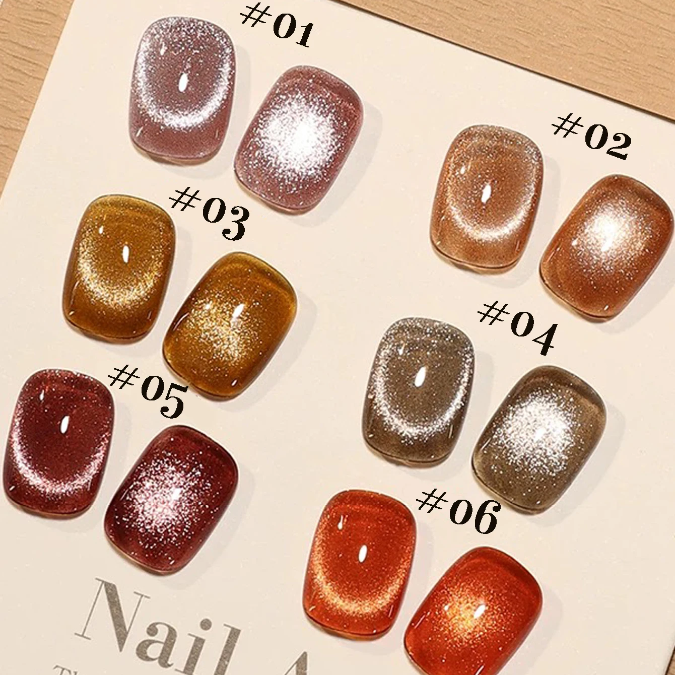 12ML 秋冬人気商品 美白 マイラード キャラメル アンバー キャットアイ マグネットジェルネイルポリッシュ クリスマス ハロウィン用