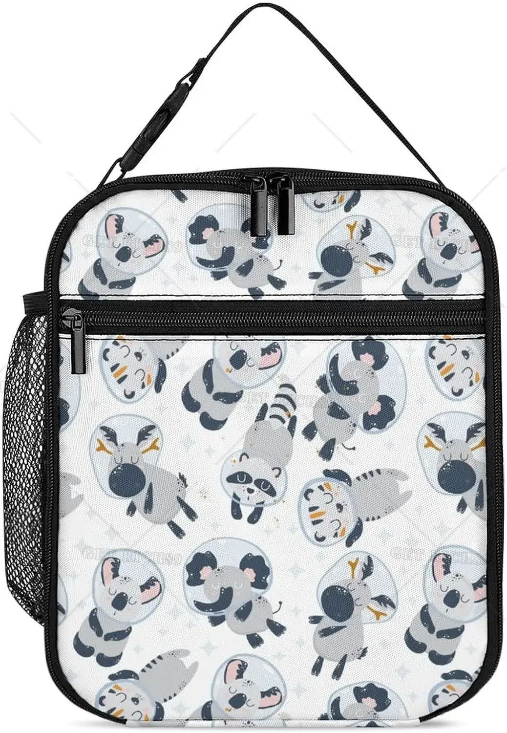 Animal Astronaut Lunch Bag for Men Women Boys Girls, Insulated Lunch Bags for Office Work, Reusable and Portable Lunch Box