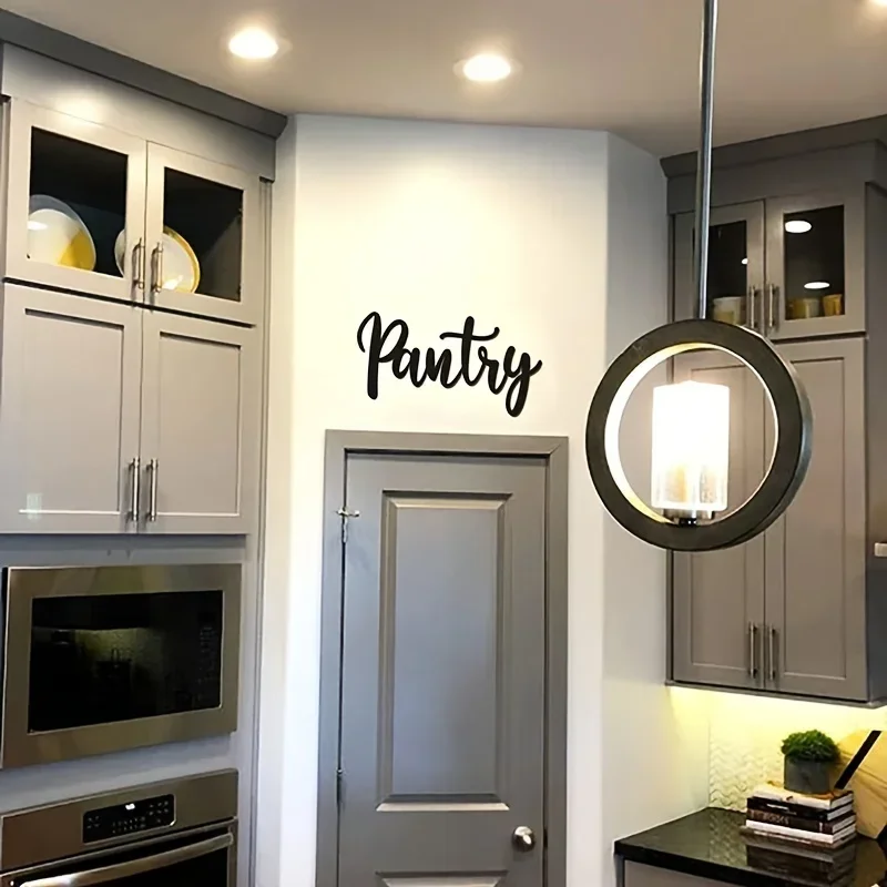 CIFBUY Deco  Pantry Sign, Metal Home Decor Wall Kitchen Restaurant Coffee Shop Store Modern Farmhouse Wall Decor Housewarming Gi