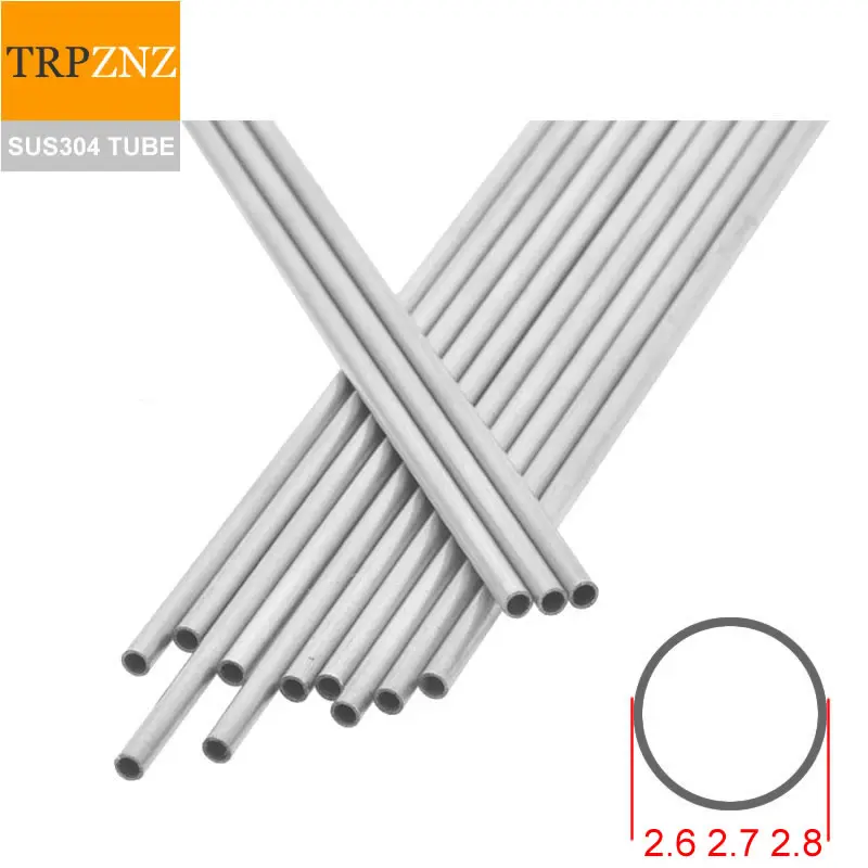 

304 stainless steel tube Microtubule Superfine tube outer diameter 2.6mm 2.7mm 2.8mm Micro-diameter SUS304 tube