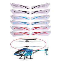 4pcs 7.2/9CM spare blades Fans Props for r/c mini helicopter  blades rotor rc CH002 CH023 Drone Toys Spare Parts
