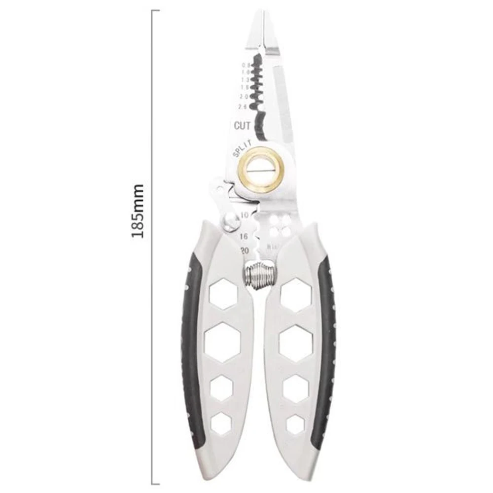 7-inch Multipurpose Wire Stripper - Professional Tool Gift Electrician Crimpe Pliers For Wire Stripping Cable Cutters Hand Tool