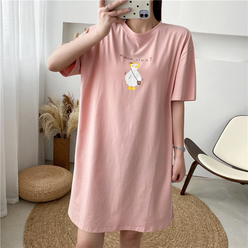 Robe longue d'été pour femmes enceintes, vêtements d'allaitement pratiques pour bébé, T-shirt ample, vêtements de maternité