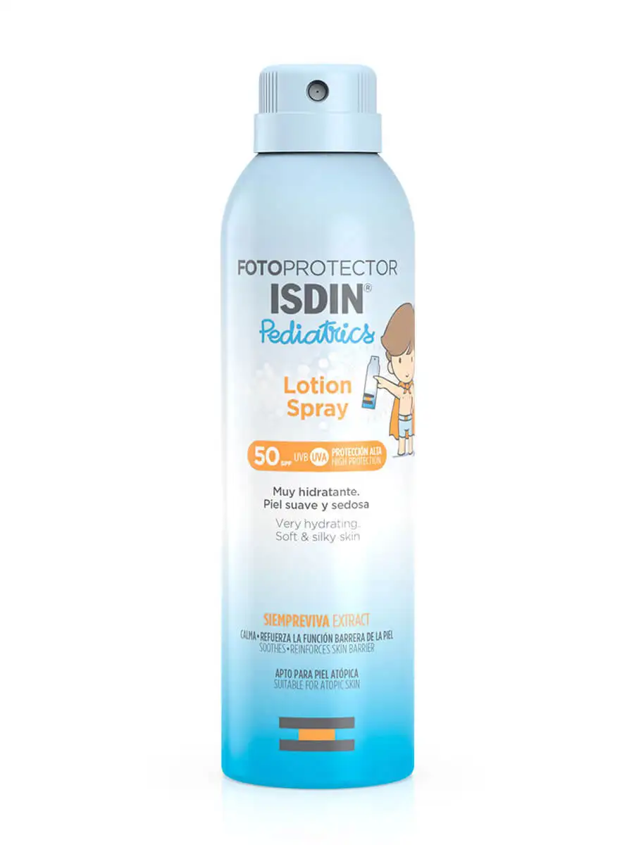 Isdin pediatrics photoprotector lotion spray spf 50 + 250ml-easy application protection