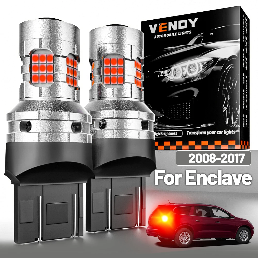 2 uds luz de freno LED para Buick Enclave 2008-2017 2009 2010 2011 2012 2013 2014 2015 2016 accesorios Canbus