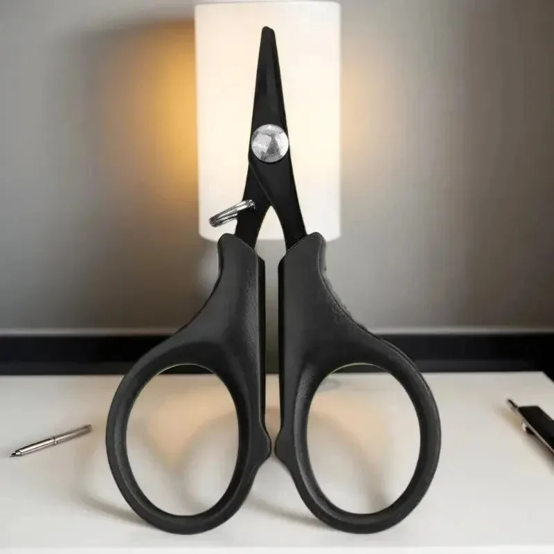 BRAVMACK Titanium Coated Stainless Steel Fishing Scissors Line Cutter PE Braid Carp Fishing Tools Scissor Plier Cut