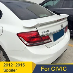 Car Spoiler for Honda Civic Spoiler 2012 2013 2014 2015 ABS Material Rear Wing Decoration Dedicated Accessories
