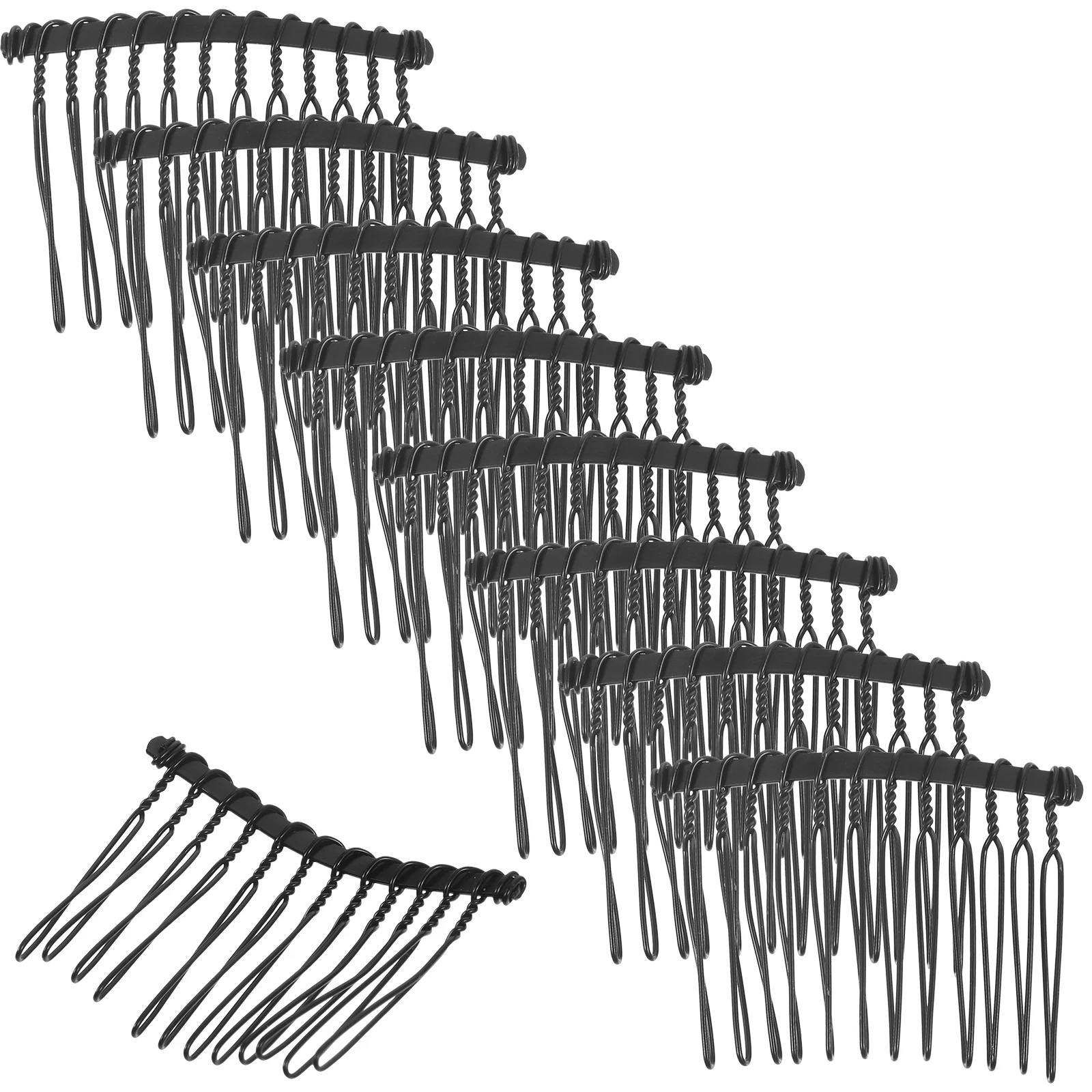 

25 Pcs Decoration Hair Accessories Holder Decorative Combs for Women Man Accessory Clip