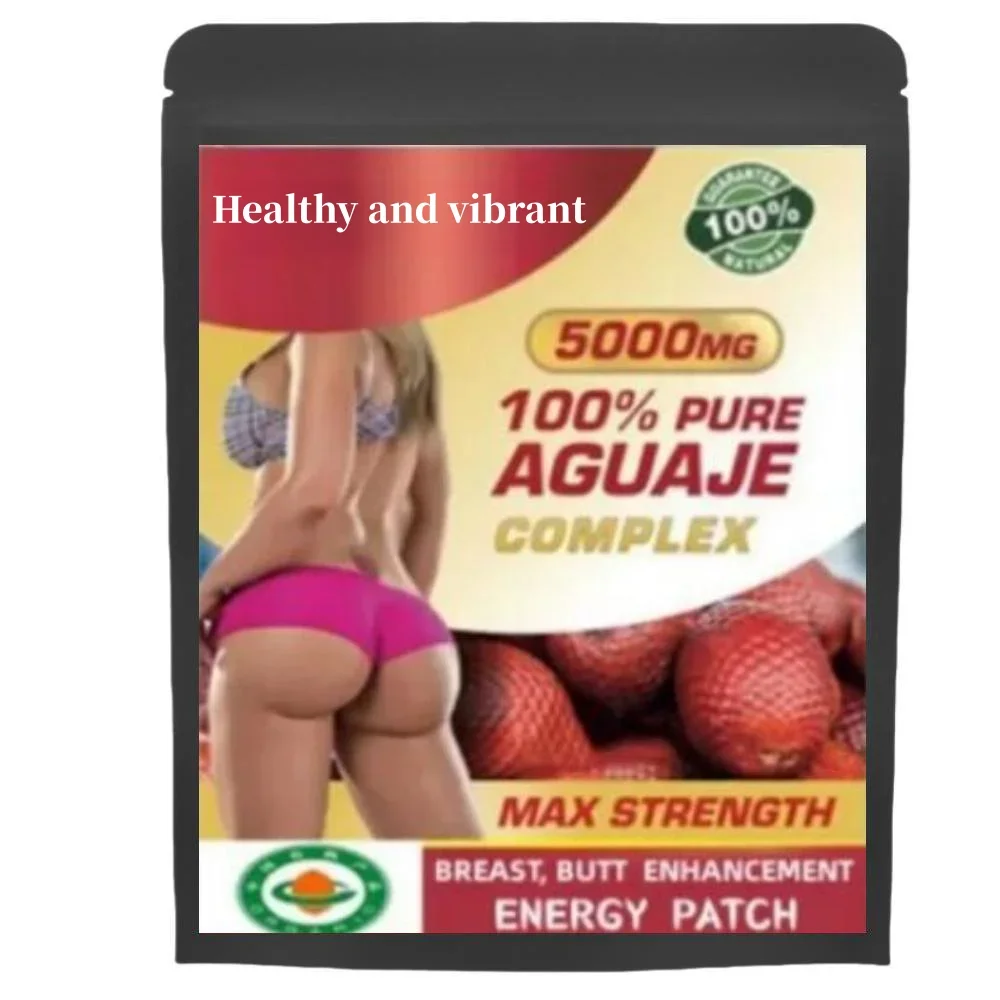 Bigger Breast & Buttocks And Hips Enlargement Pure Aguaje Complex Energy Patch, Maka,pueraria Mirifica Extract 5000 Mg