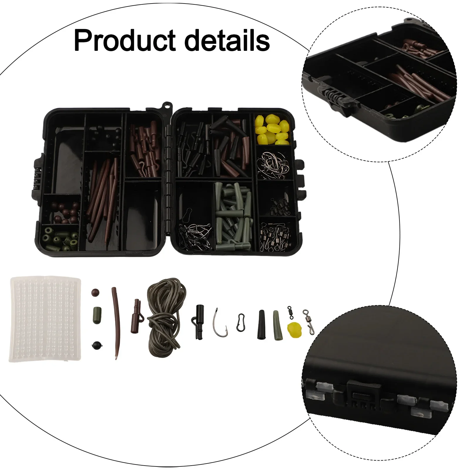 

Идеальное смесь функциональности и организации. Полный набор хорошо разработанных 173-х рибальских инструментов.