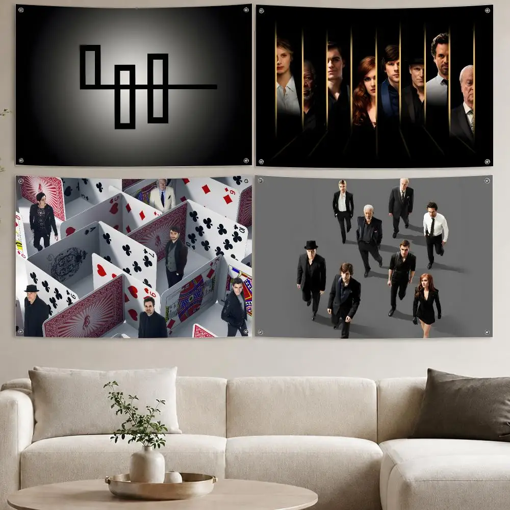 Now You See Me Flags Aesthetic Wall Tapestry Printed Wall Hanging Living Room Party Outdoor Decor