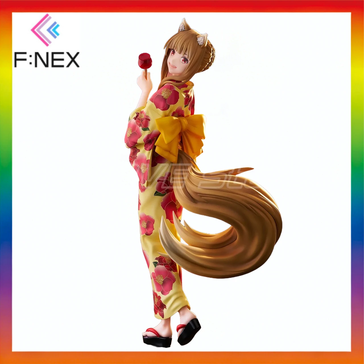 

Original F:NEX MERCHANT MEETS THE WISE WOLF Holo 1/7 Animation Figure Model Collection Gift Toys