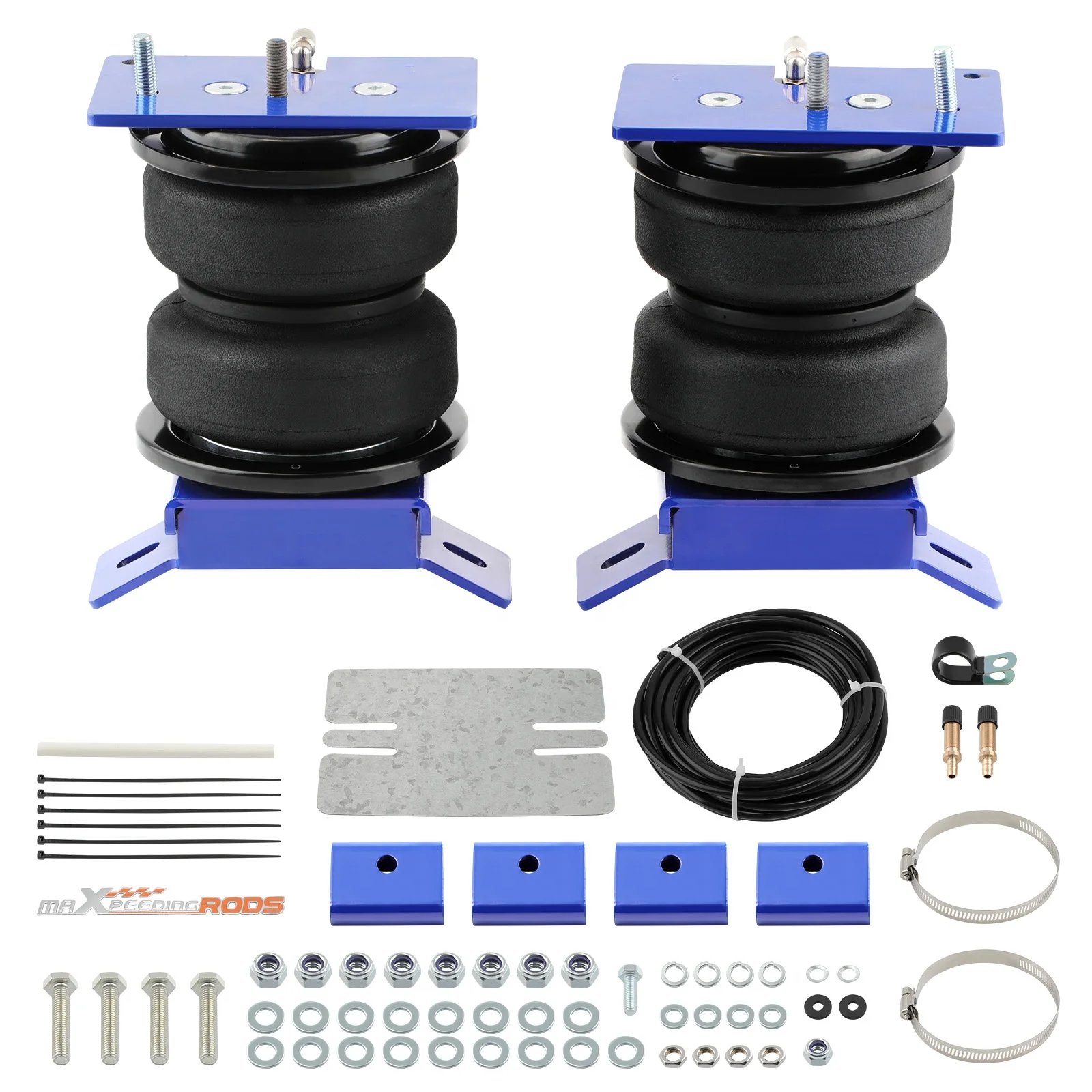 Maxpeedingrods Rear Tow Assist Air Spring Suspension Bag Kit For Chevrolet Silverado GMC Sierra 1500 1999-2006