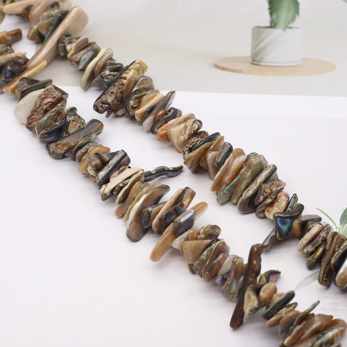 

16-18mm Abalone Shell Brown Natural Freshwater Bead Exquisite Jewelry Make DIY Necklace Bracelet Earrings Accessory Women Gift
