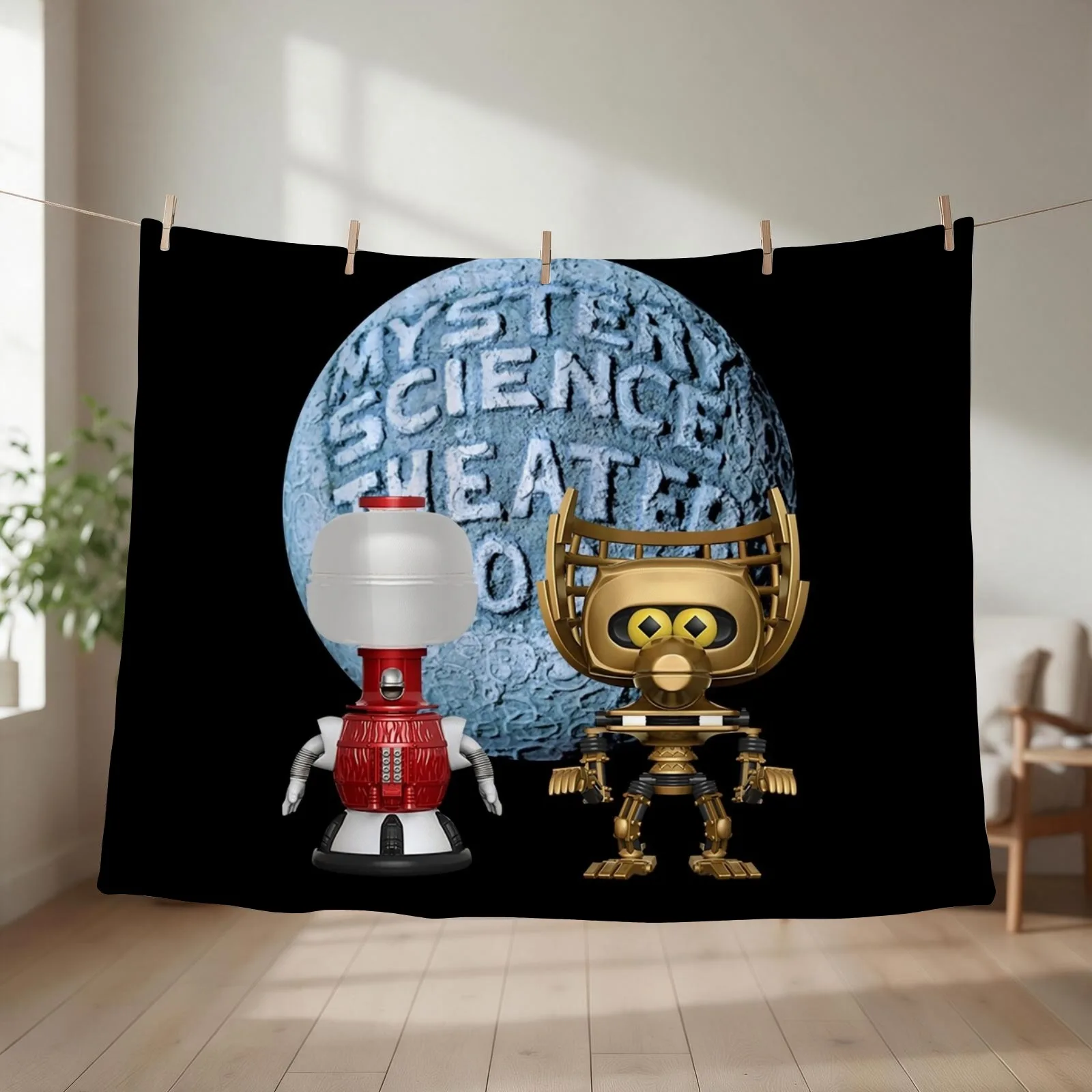 Mst3k Mystery Science Theater 3000 Throw Blanket Camping Cute Softest Decorative Beds Blankets