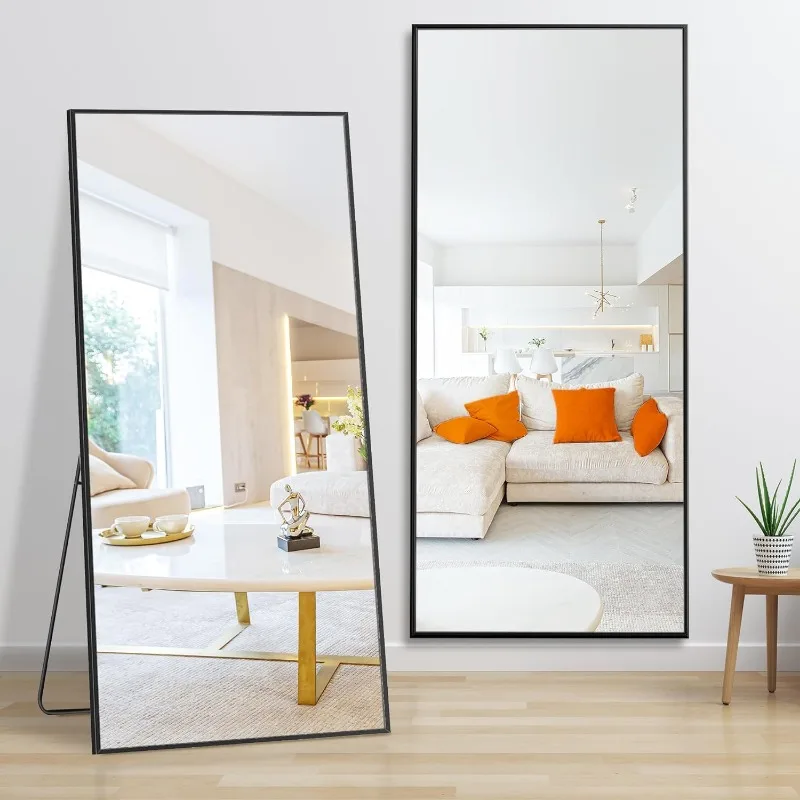 71x32 Inch Full Length Mirror, Modern Design Standing Floor Mirror, Full Body Mirror for Living Room, Bedroom, Bathroom