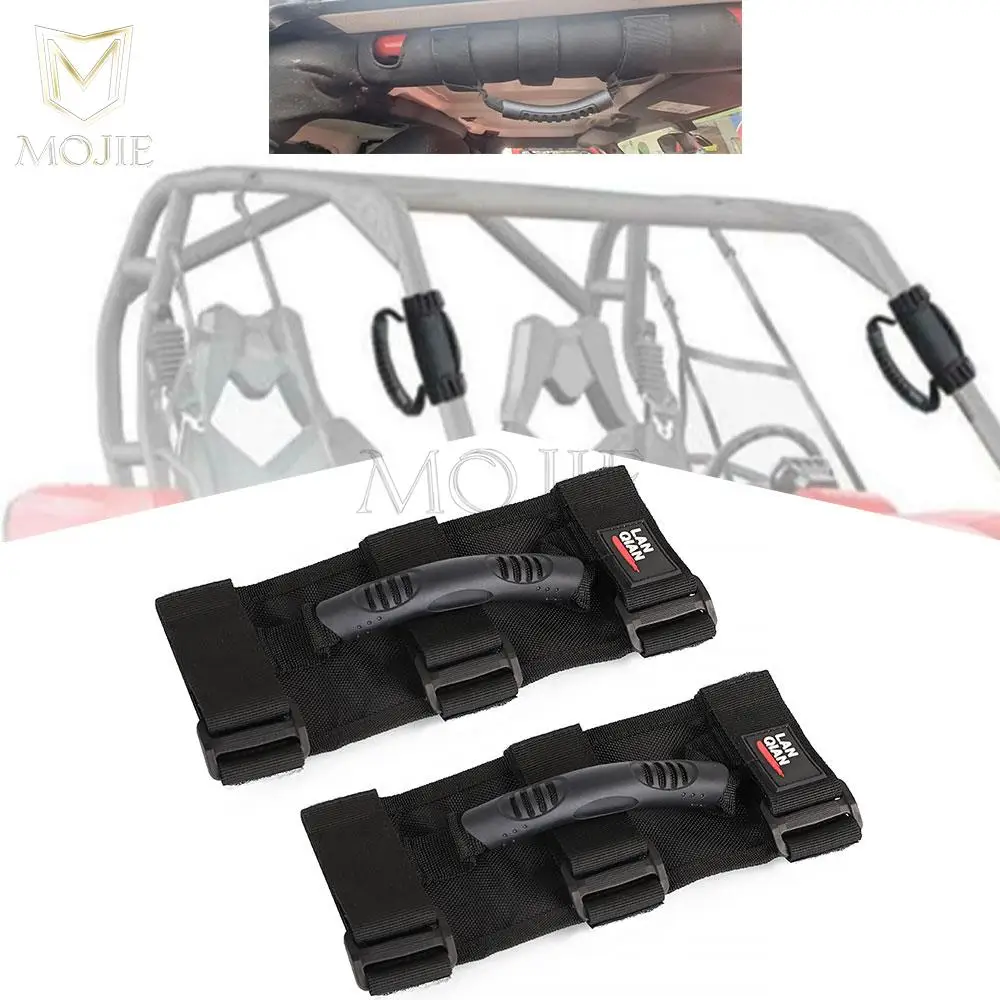 For Polaris RZR570/800/900 RZR S 800 900 1000 RZR S4 900 2010-2023 ATV UTV Grab Handle Roll Bar Grab Handles Easy-to-Fit 3Straps