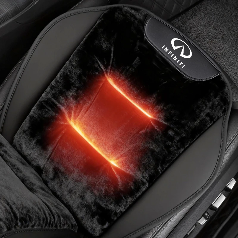 Car Seat Cushion For Infiniti Q50 Q30 QX70 FX50S Q60 Q70 QX80 QX30 EX FX J Seat Cover Flannel  Seat Backrest Protection Pad