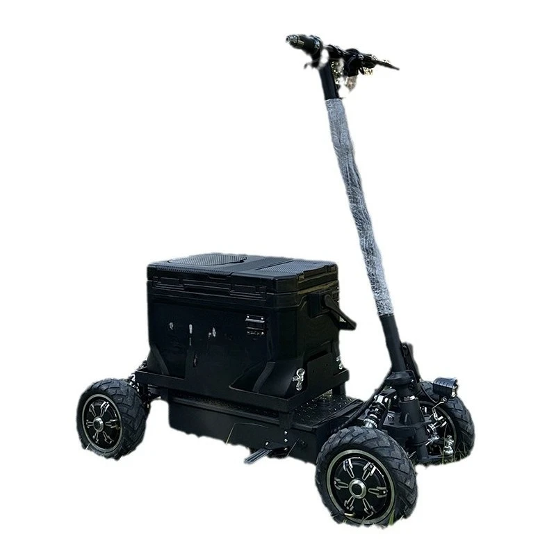 

Special electric vehicle scooter Outdoor fishing equipment vehicle Four-wheel electric scooter Camping vehicle Pull goods