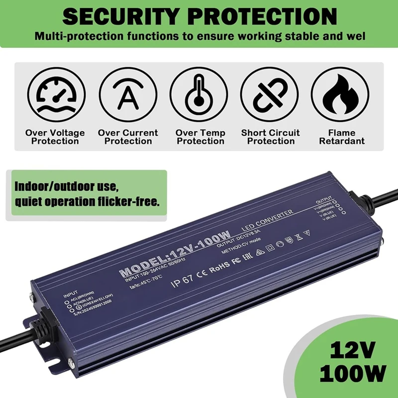 ● 12V LED 드라이버, IP67 방수 등급, 12 - Dc Power Supply 12V 리뷰 및 가격