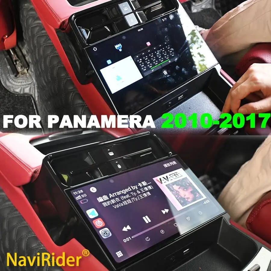 

LCD Climate Control Panel For Porsche Panamera 2010-2017 Touch Screen Rear Seats Air Conditioning Panel Entertainment Car Stereo