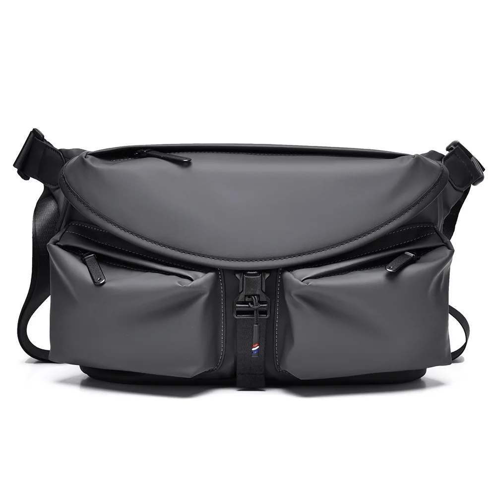 

New Multi-functional Men's Crossbody Bag, Commuter Cycling Function Single-shoulder Bag, Large-capacity Waterproof Messenger Bag