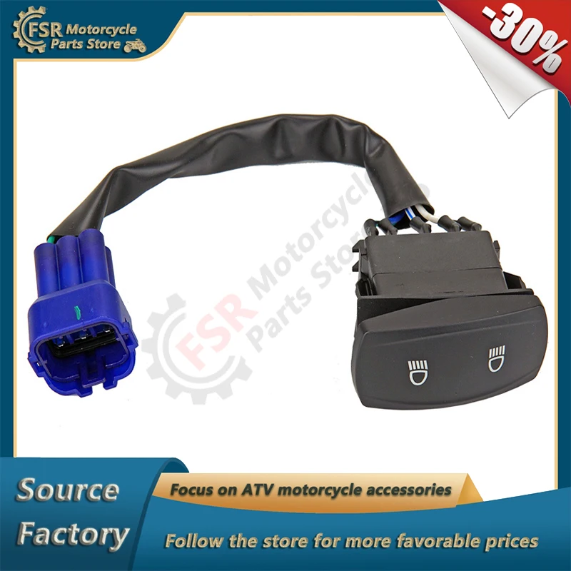 

HIGH AND LOW BEAM SWITCH,Fits SEGWAY SSV Villain SX10 DIFF,P/N:S01M51200001,Quad buggy parts