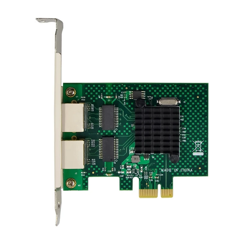 A17Z BCM5720 PCIE X1 Gigabit Ethernet Network Card Dual Port Server Network Adapter Card Compatible With WOL PXE VLAN