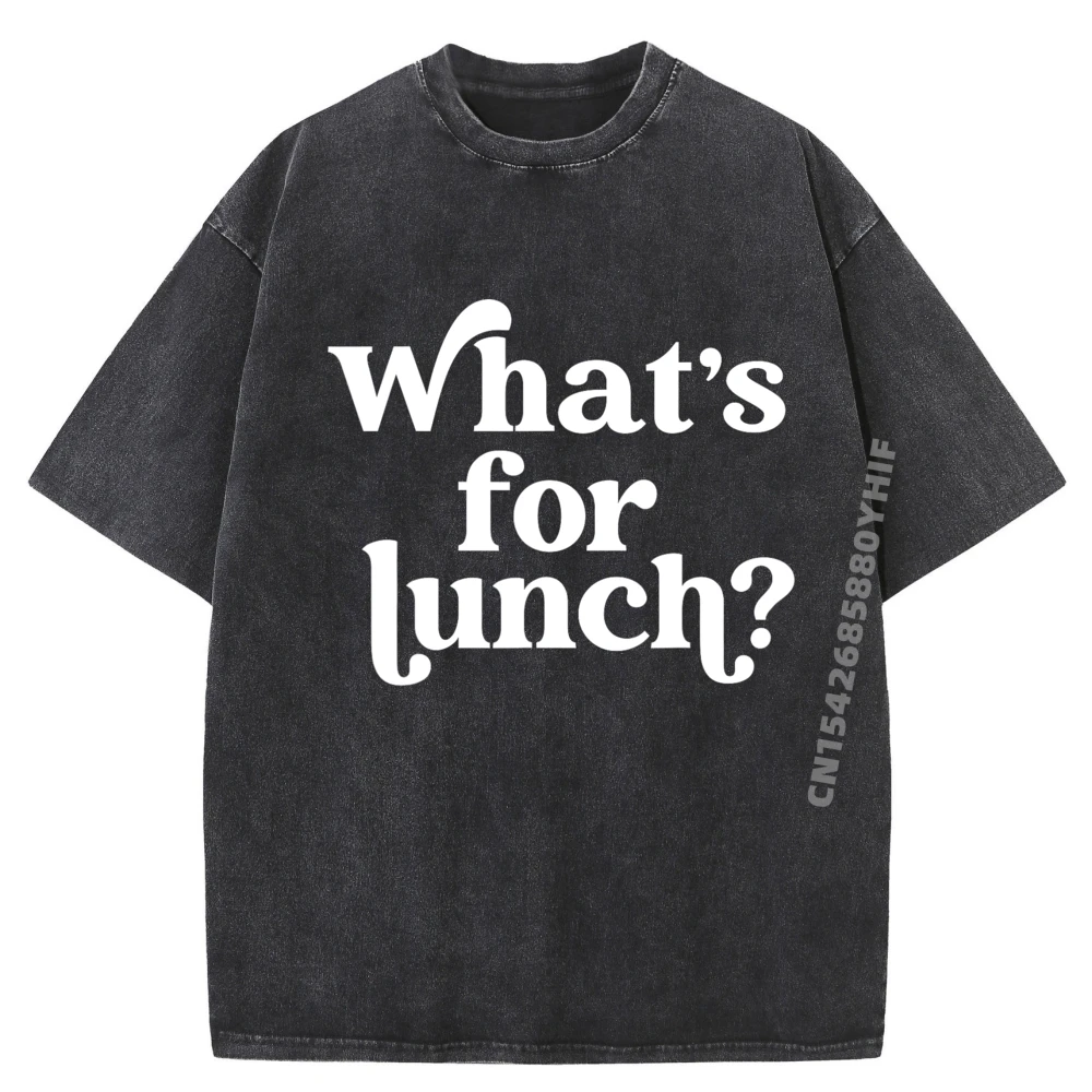 

Whats for Lunch Забавные обеденные женские рубашки с рисунком Мужские потертые топы и футболки в стиле Харадзюку в стиле ретро Мужская футболка с принтом