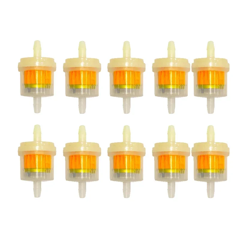 10PCS Universal Motorcycle Gasoline Gas Fuel Gasoline Oil Filter for Scooter Motorcycle Moped Scooter Dirt Bike ATV Fuel Filter