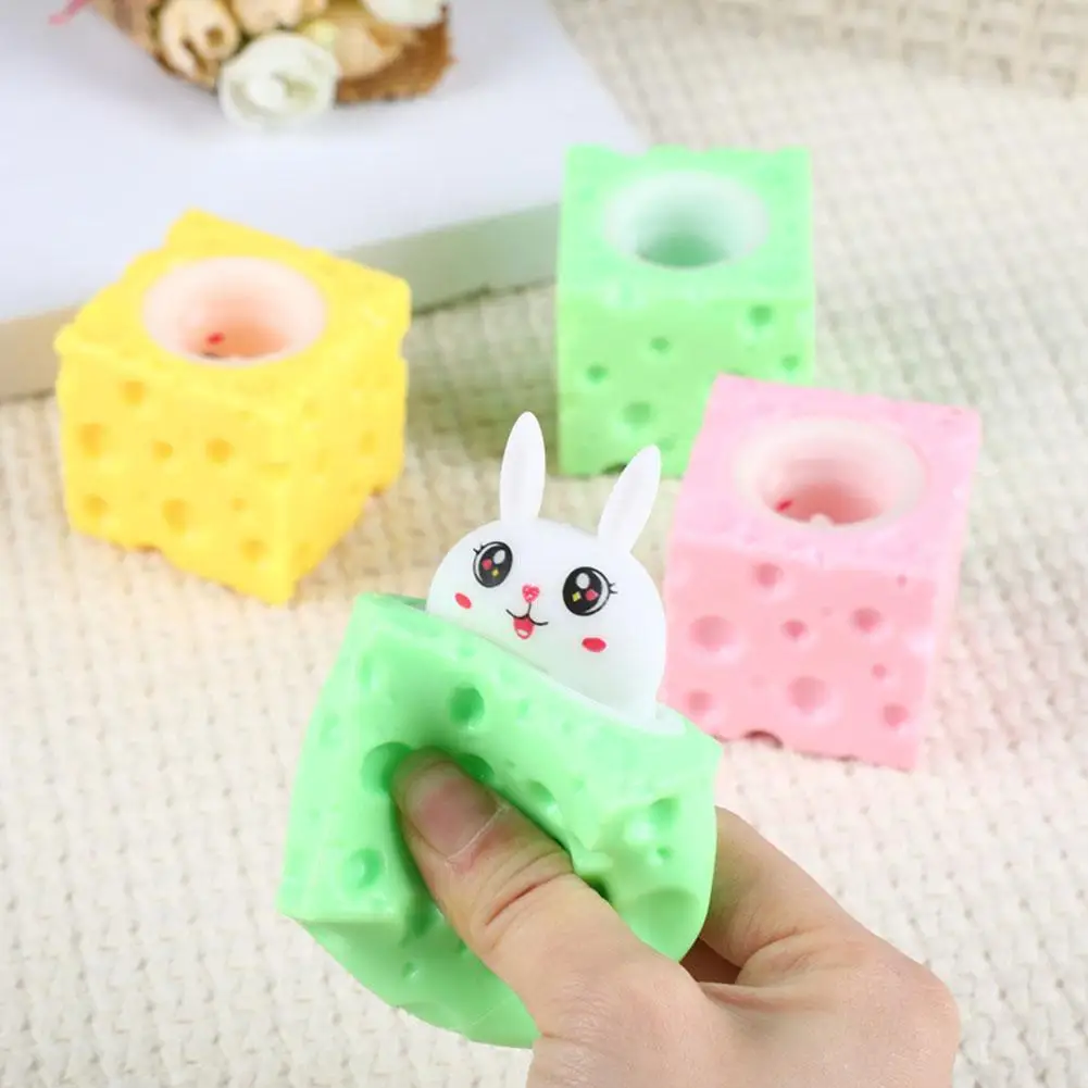 Multiple Types Up Funny Squeeze Anti-stress Toy Hide And Seek Figures Stress Relief Fidget Toys For Kids Adult Fidget Toys T6Z1